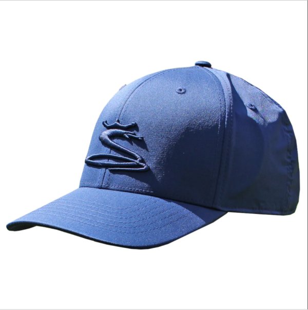 blue baseball cap