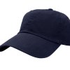 plain navy baseball cap