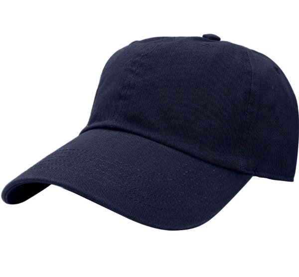 plain navy baseball cap