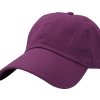 dark purple baseball cap