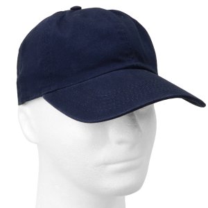 plain navy baseball cap