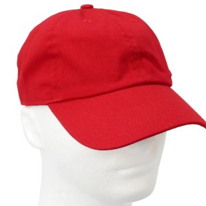 custom red baseball cap