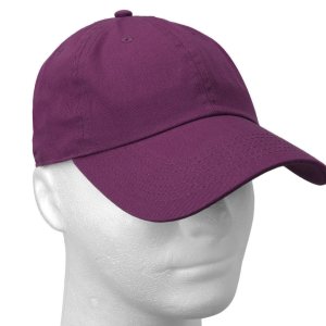 dark purple baseball cap