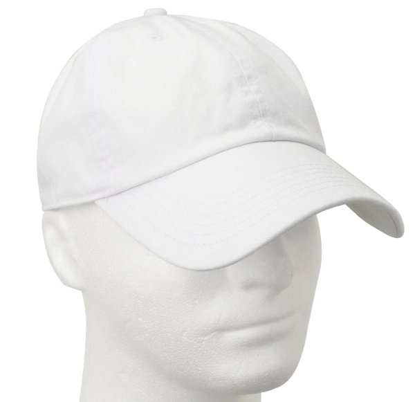 plain white hats