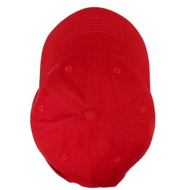 custom red baseball cap