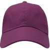 purple baseball cap