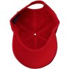 custom red baseball cap