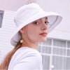 white bucket cap