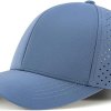 blue polyester trucker cap