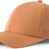 orange polyester trucker cap