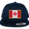 canada flag mesh trucker cap