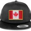 canada flag mesh trucker cap