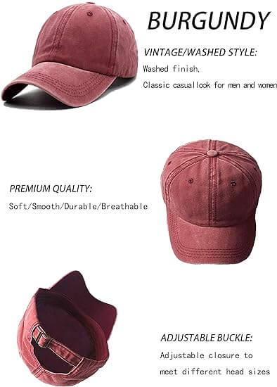 Washed Cotton Baseball Cap