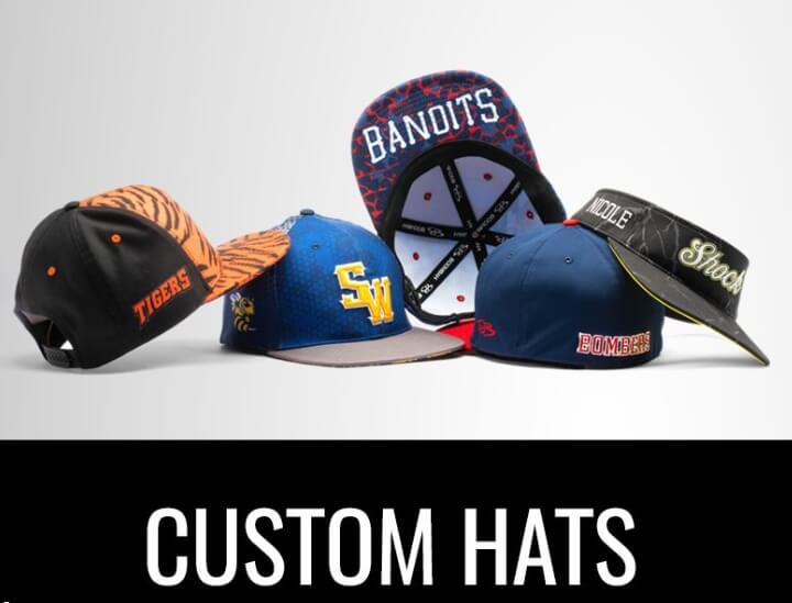 Custom Baseball Team Hats