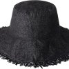 frayed edge bucket hat