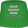 green bucket hat