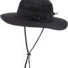 wide brim bucket hat