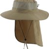 fishing hat with neck flap