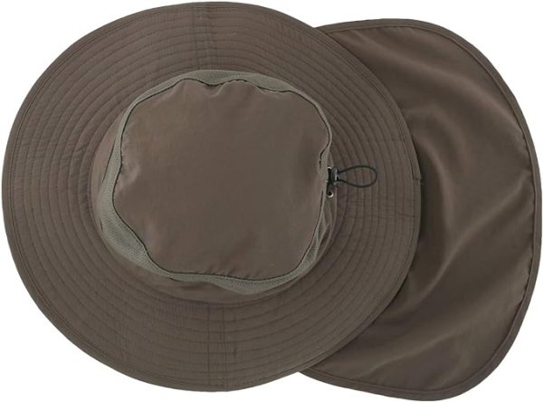 mens fishing hat with neck flap