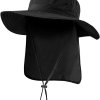 fishing hat with neck flap