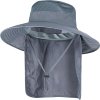 Wide Brim Bucket Hat