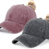 Ponytail Hats Women