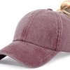 High Ponytail Baseball Cap