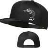 black baseball cap