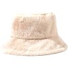 fake fur bucket hat