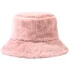 fake fur bucket caps