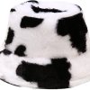 fake fur bucket cap