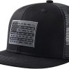 flat brim baseball cap