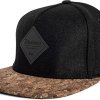 Flat brim snapback caps