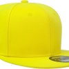 flat brim cap