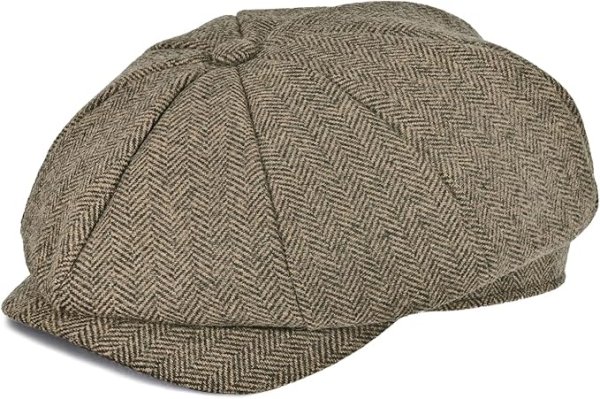 octagonal newsboy hat