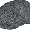 octagonal newsboy hat