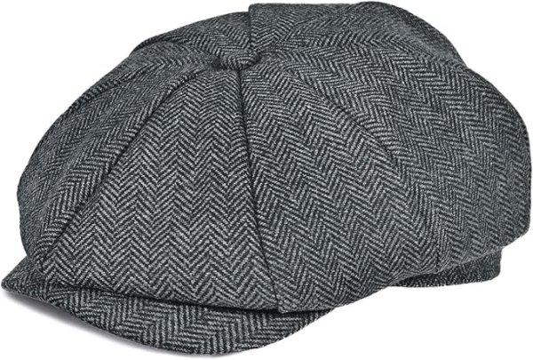 octagonal newsboy hat