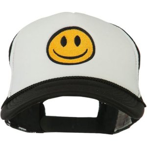 smiley face ball cap