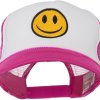 smiley face baseball cap