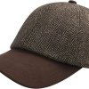 tweed baseball cap