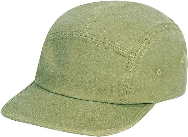 5 panel flat bill caps