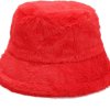 plush bucket hat