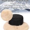 fuzzy winter bucket hat