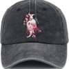 letter graphic ball cap