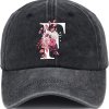 letter graphic ball cap