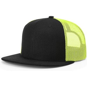 mesh back flat bill hats