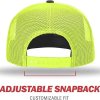 mesh back flat bill hats