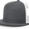 mesh back flat bill hat