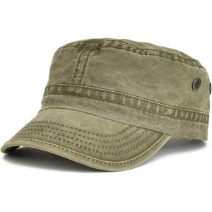 military short brim hat