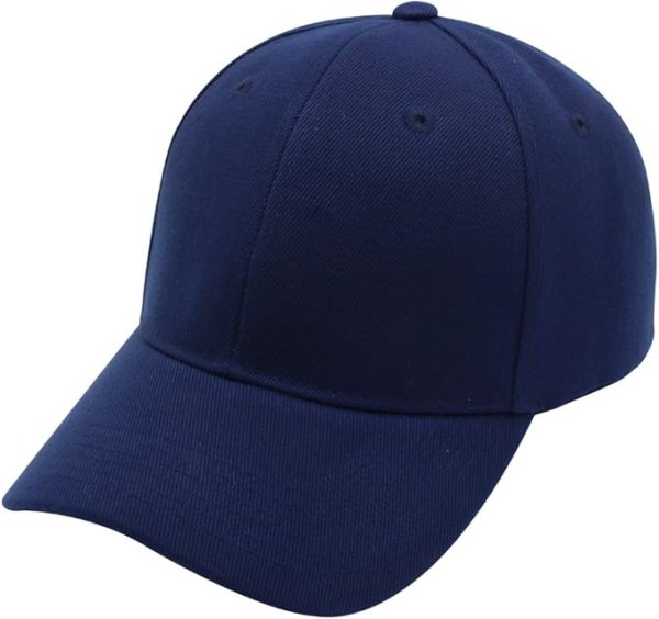 plain color baseball cap